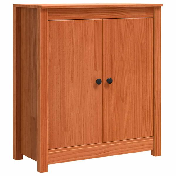 vidaXL Bufet Maroniu cerat 70 x 35 x 80 cm Lemn de pin masiv