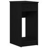 vidaXL Suport turn pentru computer cu sertar negru 35x45x77 cm