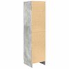 vidaXL Highboard Gri beton 31.5 x 32 x 124 cm Lemn compozit