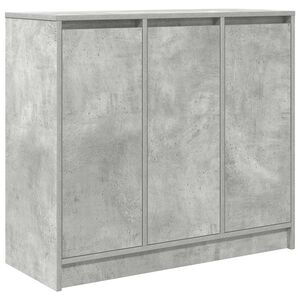 vidaXL Bufetă Gri Beton 85x34x76 cm Lemn prelucrat