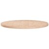 vidaXL Blat de masă rotund, &Oslash;70x2,5 cm, lemn masiv stejar netratat