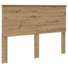 vidaXL Tăblie cap cu headboard Stejar Artizanal 140 cm Lemn compozit