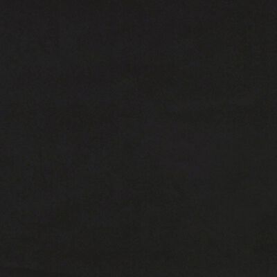 vidaXL Pat de zi cu saltea, negru, 80x200 cm, catifea