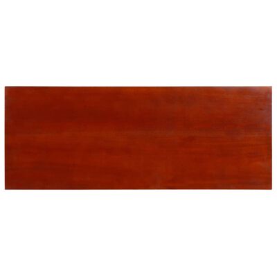 vidaXL Masă consolă, maro clasic, 90x30x75cm, lemn masiv de mahon