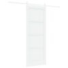 vidaXL Ușă glisantă 78 x 202 cm Lemn prelucrat Alb