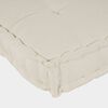 vidaXL Perna pentru canapea pe palet 2 pcs Crem 120 x 80 x 38 cm
