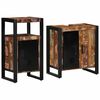 vidaXL Set de mobilier pentru baie 2 buc. Multicolor și negru