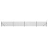 vidaXL Gard plasă de s&acirc;rmă cu bordură, antracit, 1,1x10 m