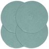 vidaXL Naproane, 4 buc., verde, 38 cm, bumbac, simplu, rotund