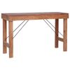 vidaXL Masă consolă pliabilă, 130 x 40 x 80 cm, lemn masiv reciclat