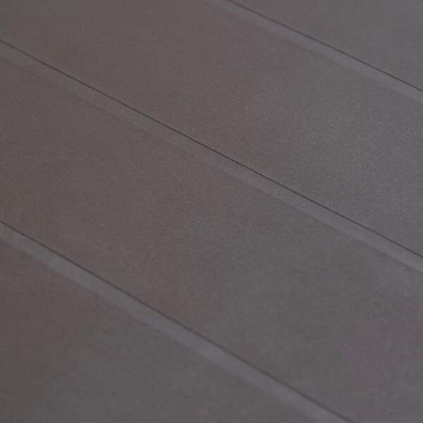 vidaXL Masă de grădină, maro, 220x90x72 cm , plastic, aspect ratan