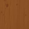 vidaXL Cadru pat cu 2 sertare, lemn masiv pin maro miere, 140x200 cm