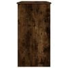 vidaXL Birou Stejar afumat 80x40x75 cm Lemn prelucrat