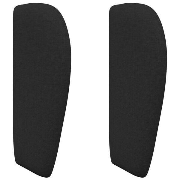 vidaXL Ureche pentru Tăblie Negru 40 x 23 x 6 cm țesătură