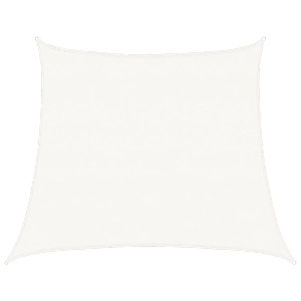 vidaXL P&acirc;nză parasolar, alb, 4/5x4 m, HDPE, 160 g/m&sup2;