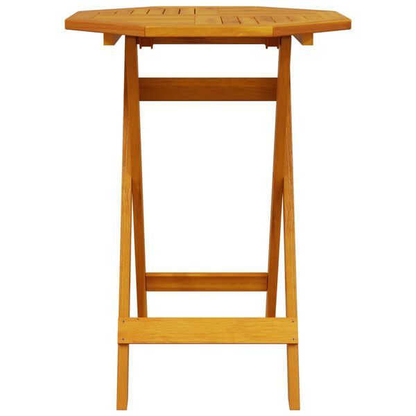 vidaXL Set de bistro pliabil, 3 piese, lemn masiv de acacia