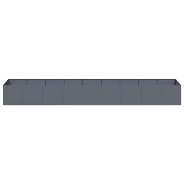 vidaXL Jardinieră Antracit 360x80x40 cm Oțel