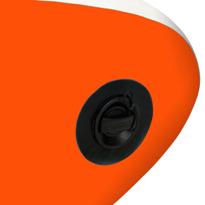 vidaXL Set de placă SUP gonflabilă, portocaliu, 366x76x15 cm