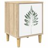 vidaXL Dulap de noapte HANAU Stejar Sonoma 36 x 33 x 50 cm