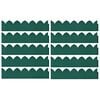 vidaXL Borduri de gazon, 10 buc., verde, 65x15 cm, PP