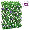 vidaXL&nbsp;Spalier iederă artificială extensibil, 5 buc., verde, 180x70 cm