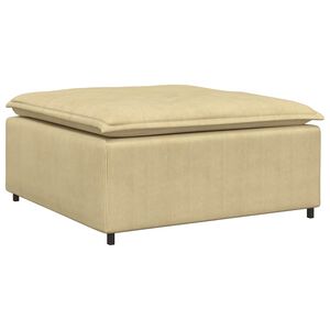 vidaXL Modul taburet modular pentru canapea, gri verde, 100x100x48 cm