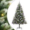 vidaXL 300 LED-uri Alb cald PVC și Metal Verde și alb
