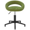 vidaXL Scaun pivotant pentru birou, verde deschis, catifea