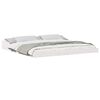 vidaXL Cadru de pat Alb 180 x 200 cm Lemn de pin masiv