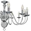 vidaXL Candelabru, argintiu, 12 becuri x E14