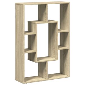 vidaXL Bibliotecă, stejar sonoma, 63x20x90 cm, lemn prelucrat