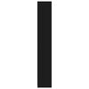 vidaXL Dulap de baie, negru, 30x30x183,5 cm, lemn prelucrat