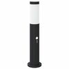vidaXL St&acirc;lp luminos cu senzor, 50 cm, oțel inoxidabil, IP44