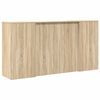 vidaXL Birou de recepție Stejar Sonoma 200x50x103,5 cm Lemn prelucrat