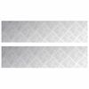 vidaXL Trepte 2 buc. 80 x 20 cm Argintiu Aluminiu Dreptunghiular