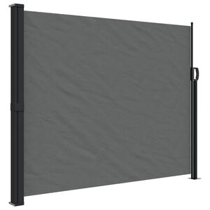 vidaXL Copertină laterală retractabilă, antracit, 160 x 600 cm