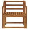 vidaXL Canapea de exterior Lemn Solid de Acacia natural