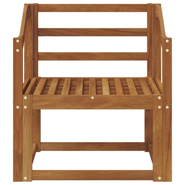 vidaXL Canapea de exterior Lemn Solid de Acacia natural
