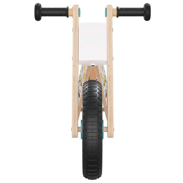 vidaXL Bicicletă de echilibru pentru copii, imprimeu și albastru