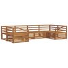 vidaXL Seturi de canapele 6 pcs natural Lemn Solid de Acacia