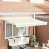 vidaXL Cortina Retractabilă Crem 250 x 200 cm Aluminiu și țesătură