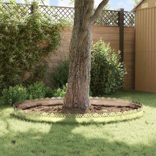 vidaXL Borduri pentru gazon 30 pcs Argintiu 103 x 0,05 x 22 cm