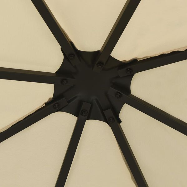 vidaXL Pavilion, crem, 3 x 3 m