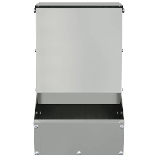 vidaXL Urmărire pentru iepuri Argintiu 17,5 x 26 x 28,5 cm