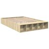 vidaXL Cadru de pat, stejar sonoma, 140x200 cm, lemn prelucrat