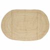 vidaXL Covor de zonă Natural și Alb 152 x 245 cm Iută