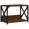 vidaXL Suport imprimantă 2 niveluri stejar maro 44x26x31,5 cm lemn