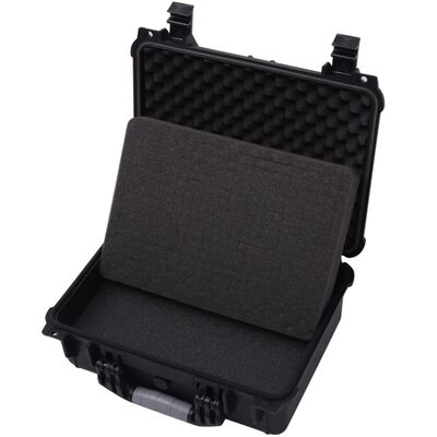 vidaXL Valiză de protecție pentru echipamente 40.6x33x17.4 cm, Negru