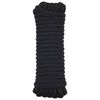 vidaXL Sfoară de Barcă 2 mm 6 m Negru Poliester