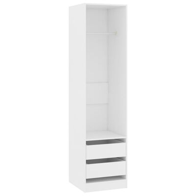 vidaXL Șifonier cu sertare, alb, 50x50x200 cm, PAL